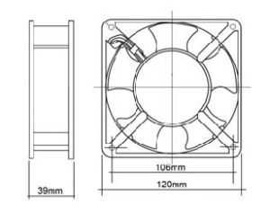 Microventilador FZY12038HSL
