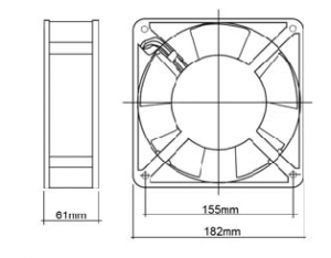 Microventilador FZY18060MBL